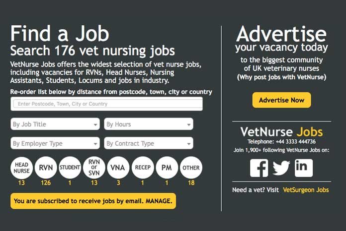 VetNurse Jobs has announced that from today, veterinary employers can display the salary and benefits they offer as an integral part of their recruitment advertisement on VetNurse.co.uk, in a way designed to give jobseekers a realistic expectation.