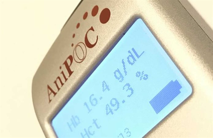 Vet Direct has launched the AniPoc Handheld Monitor, a new portable haematocrit / haemoglobin detector designed to produce reliable results in 10 seconds.