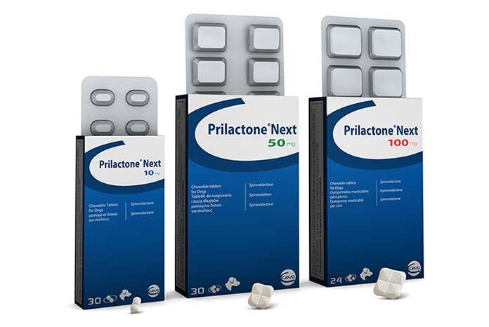 Ceva Animal Health has launched what it describes as a new and improved spironolactone, Prilactone Next